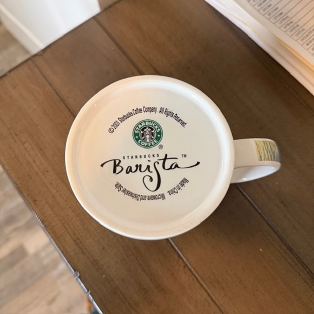 Starbucks Vintage Barista 2001 Victorian Storefront Street Scene Mug 18oz New - Picture 6 of 6